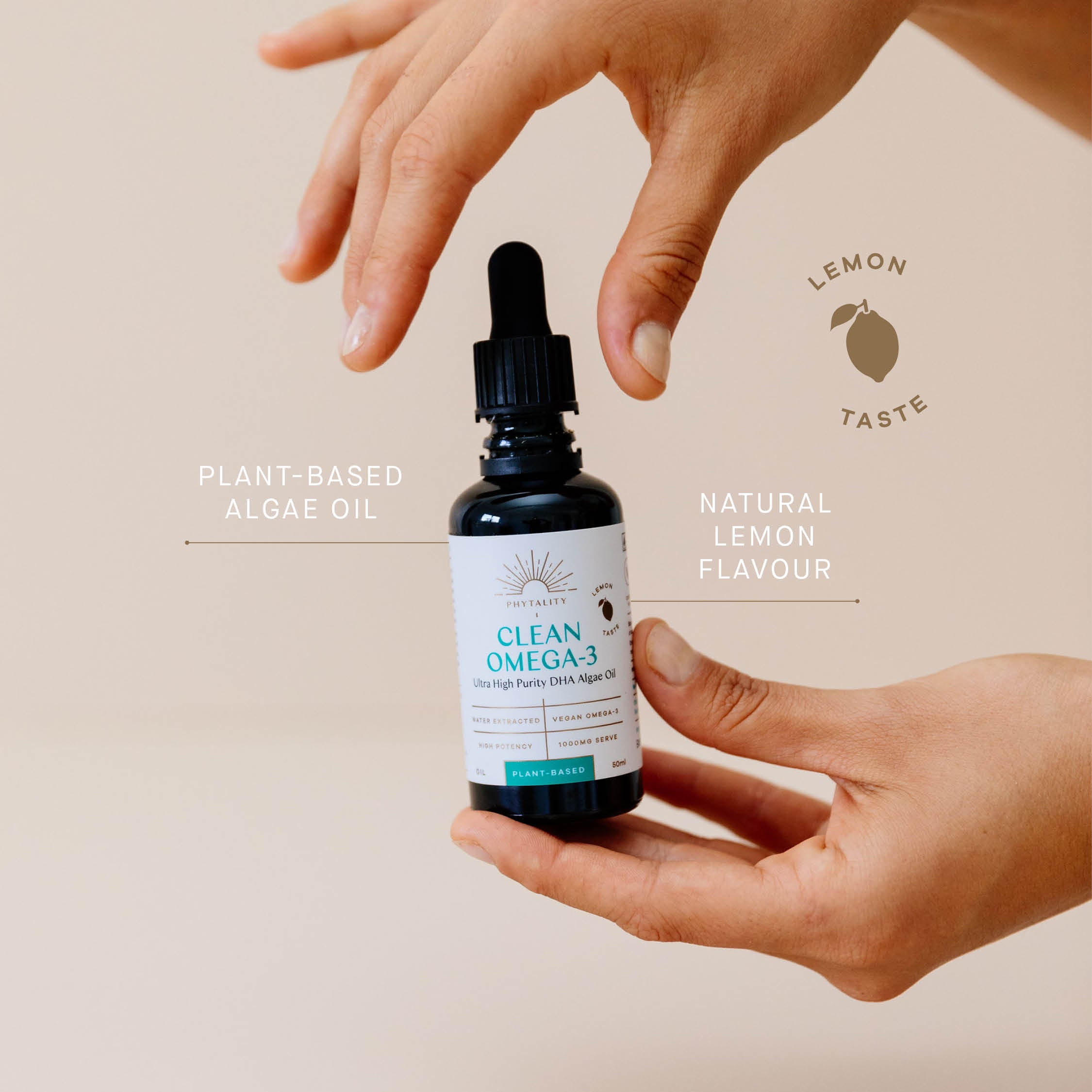 Clean Omega-3 DHA Dropper Bottle 50ml