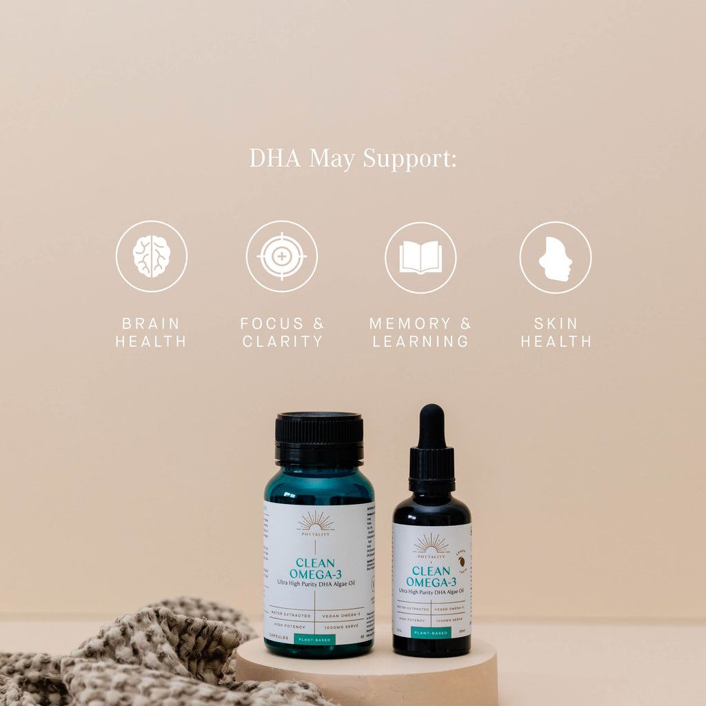 Clean Omega-3 DHA Dropper Bottle 50ml