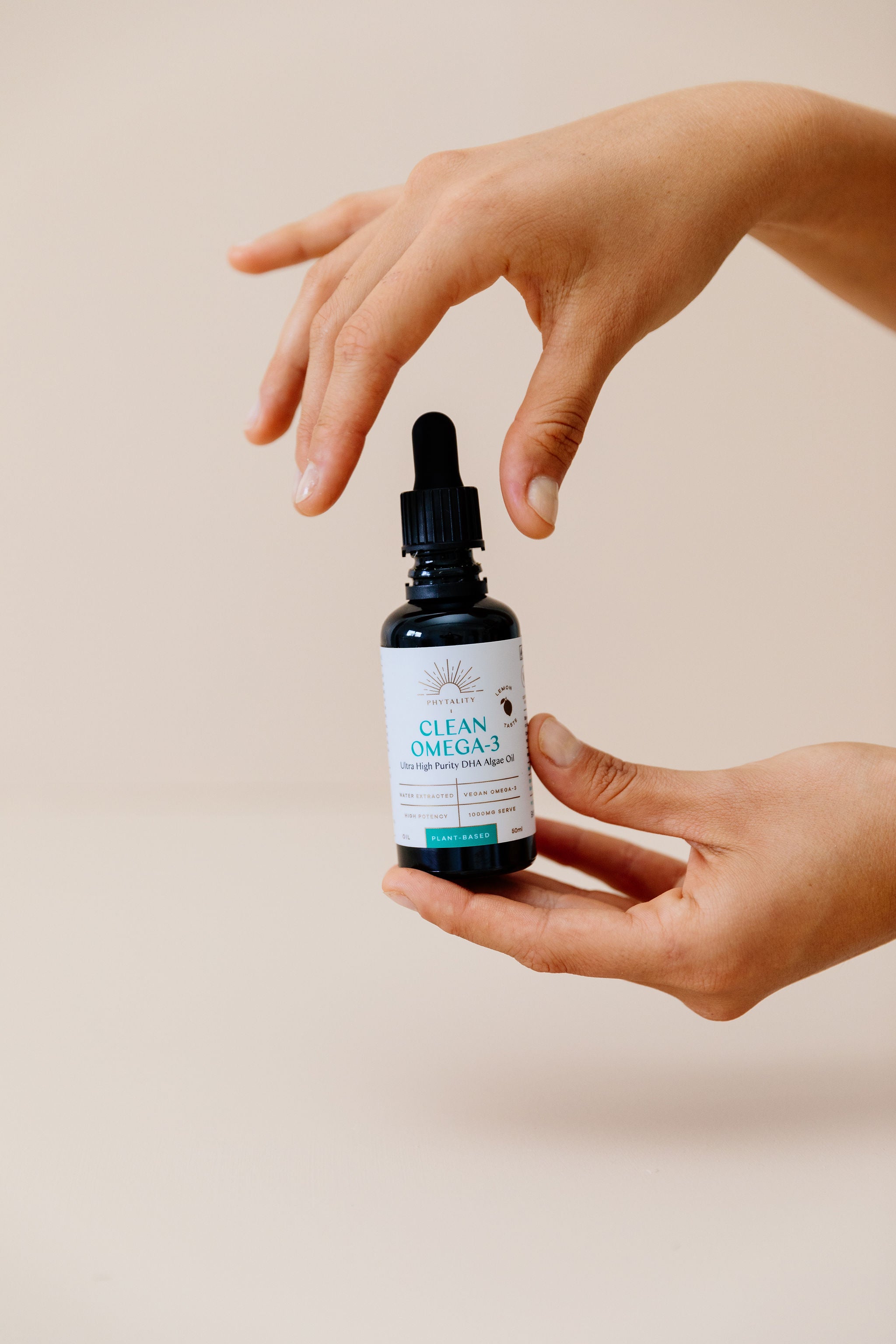 Complete Omega-3 Solution - Clean Omega-3 Oil & Phytoplankton Lime & Vanilla Powder
