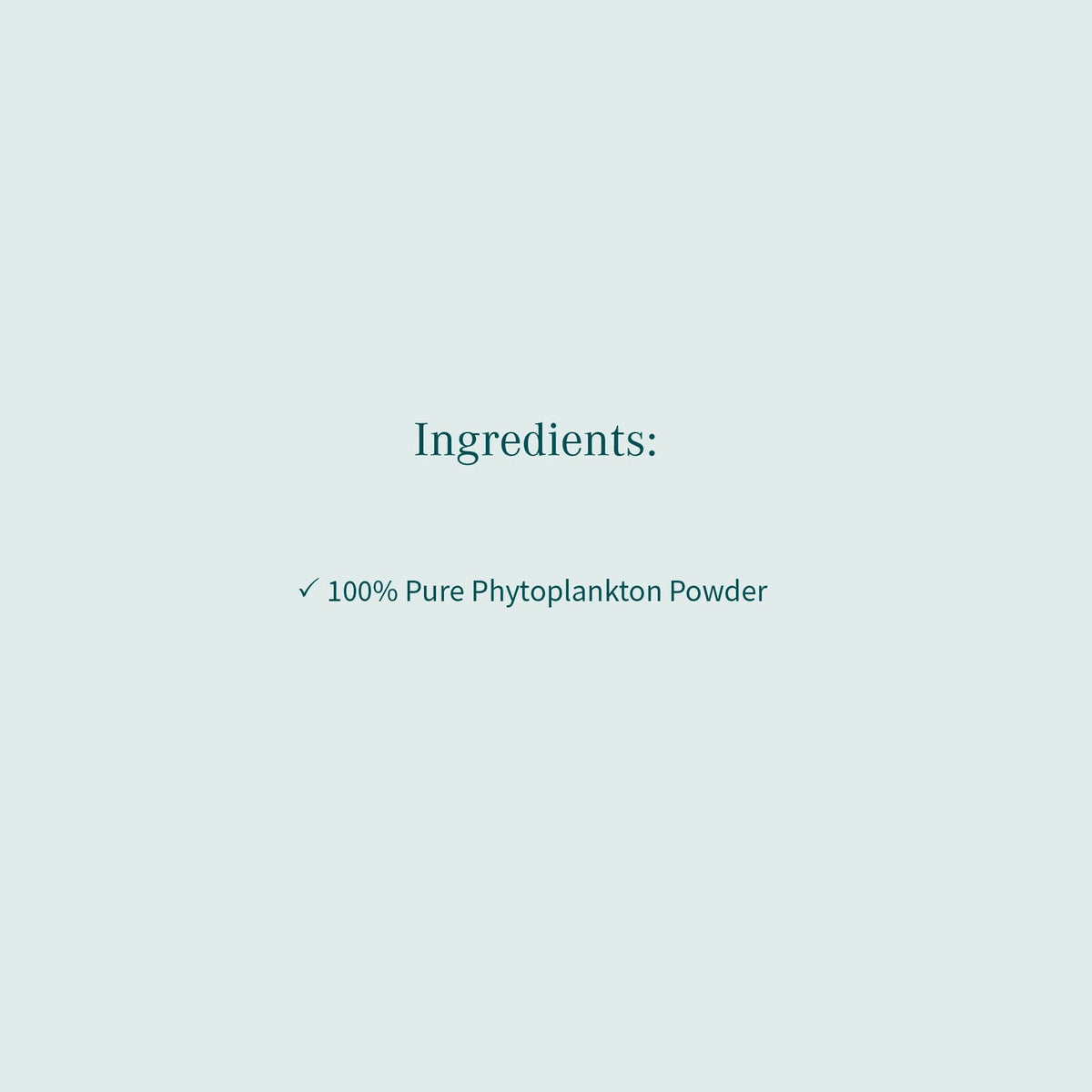 Phytoplankton Omega & Multi EPA Powder - Raw