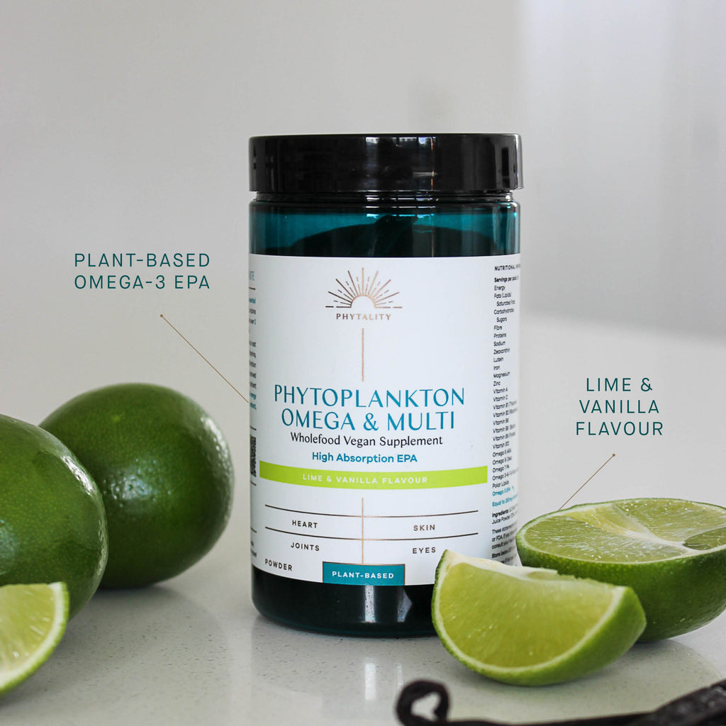 Phytoplankton Omega & Multi EPA Powder - Lime & Vanilla
