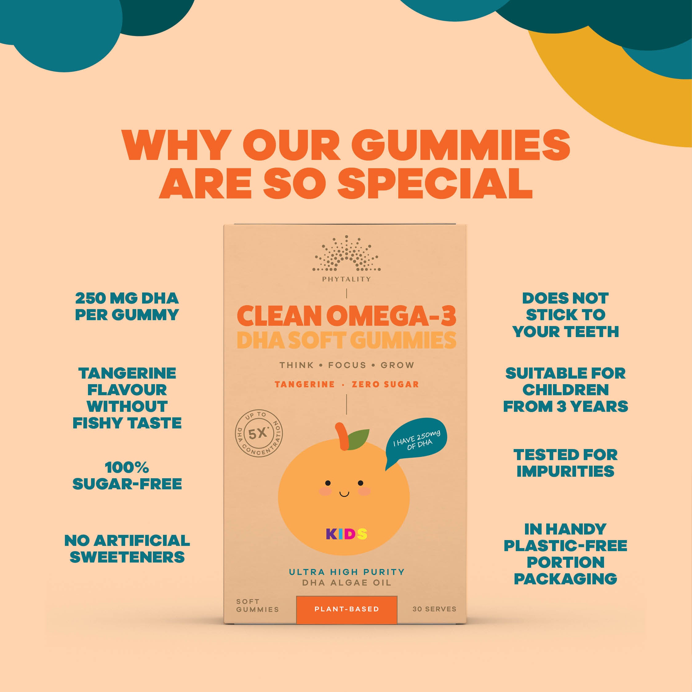 KIDS Clean Omega-3 DHA Soft Gummies