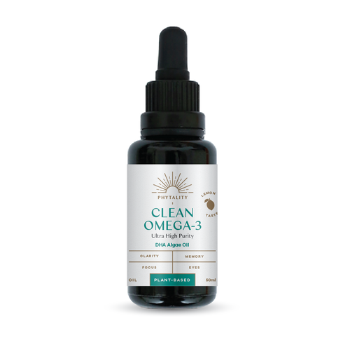 Clean Omega-3 DHA Dropper Bottle 50ml by Phytality